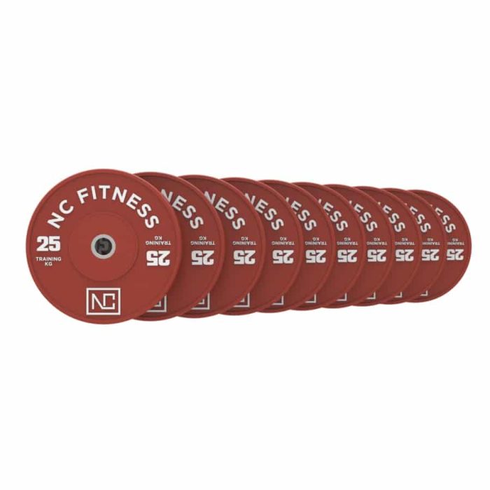 Bumper Plates 25kg x 10 (250kg Total)