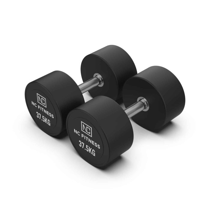 PU Dumbbells Pair 37.5kg