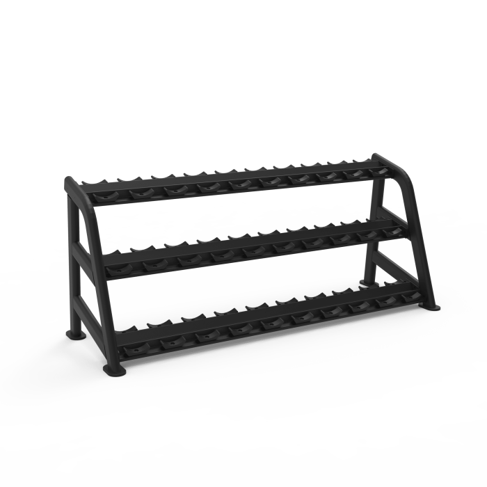 6 Series commercial 2 tier dumbbell rack